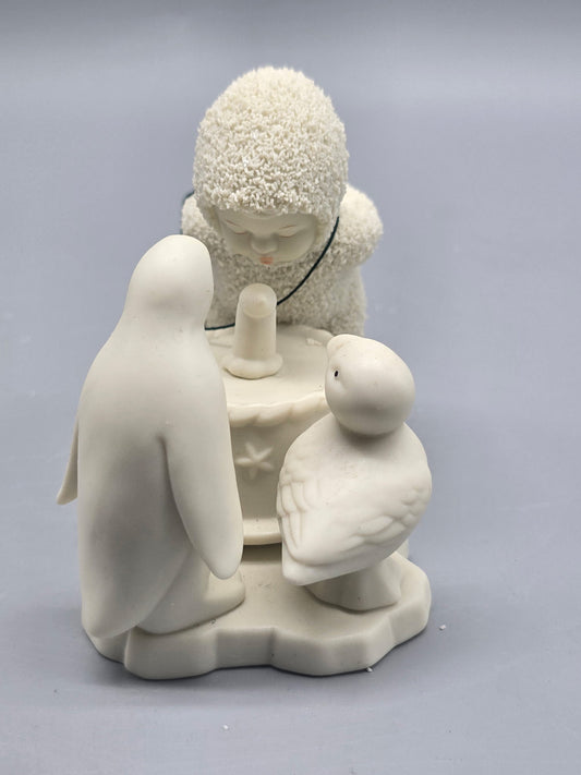 Department 56 Snowbabies Figurine – Birthday Wishes with Penguins