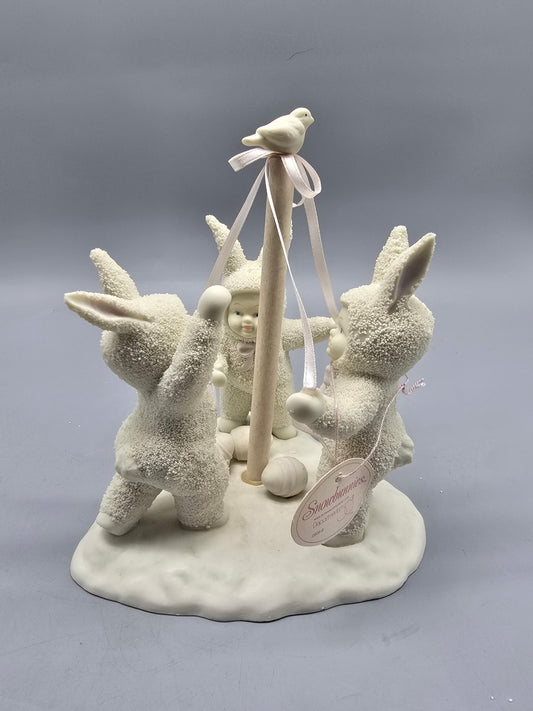 Department 56 Snowbunnies Figurine – Maypole Dance (1994)