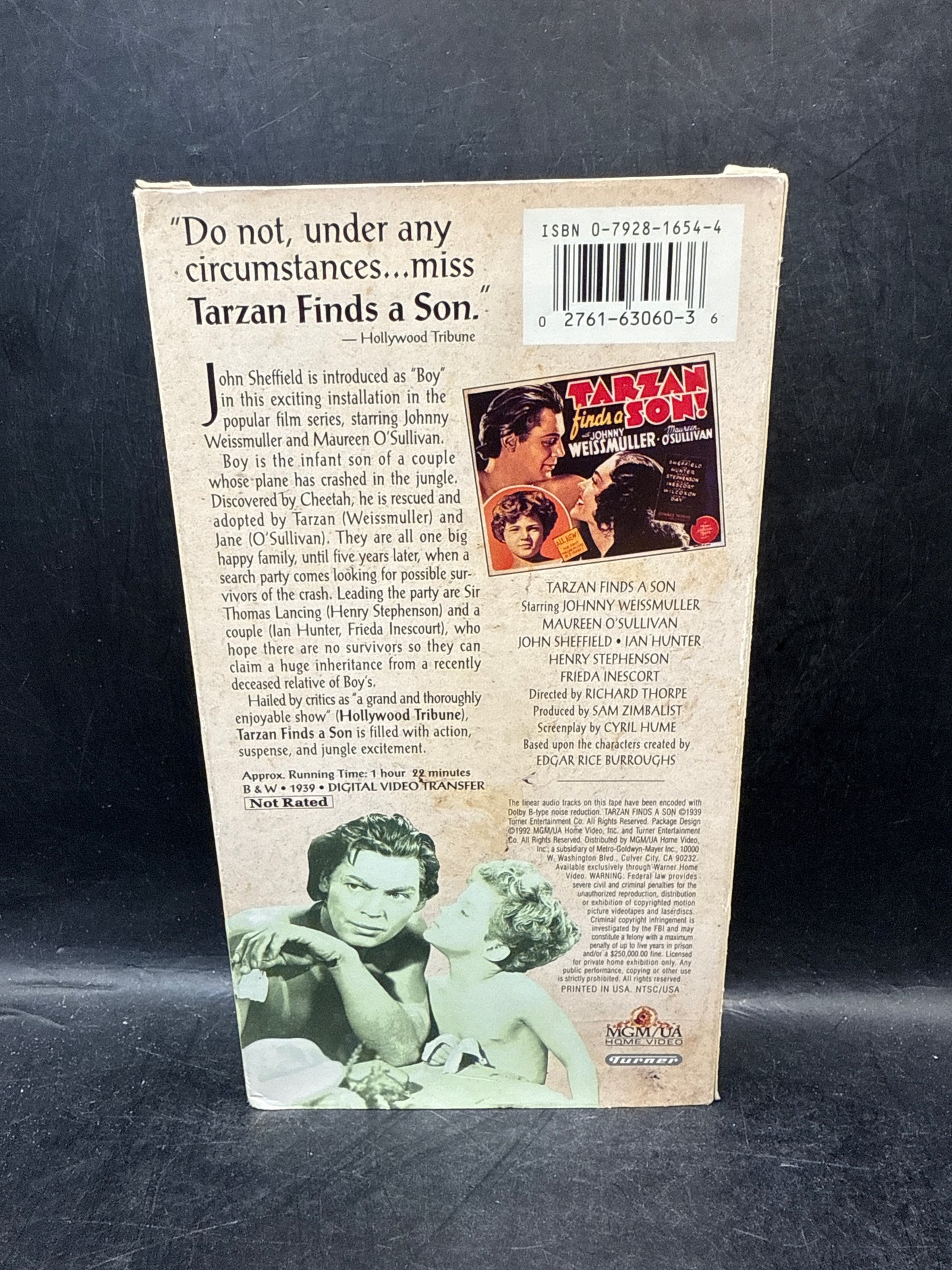 TARZAN FINDS A SON VHS (1939)