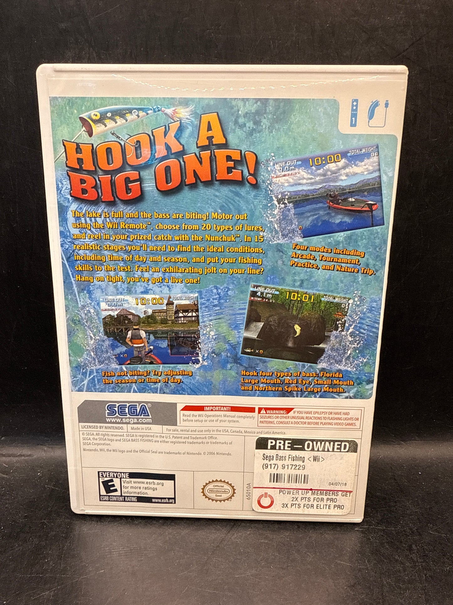 SEGA BASS FISHING (WII)